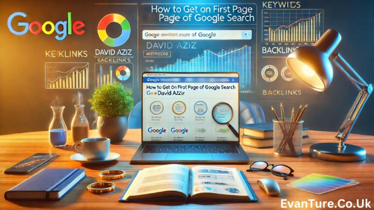 how to get on first page of google search david aziz